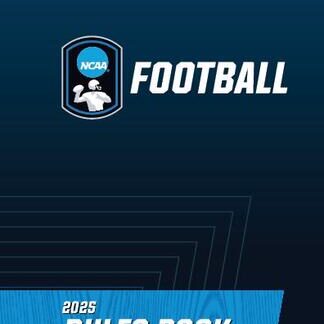 2025 NCAA Football Rule Book